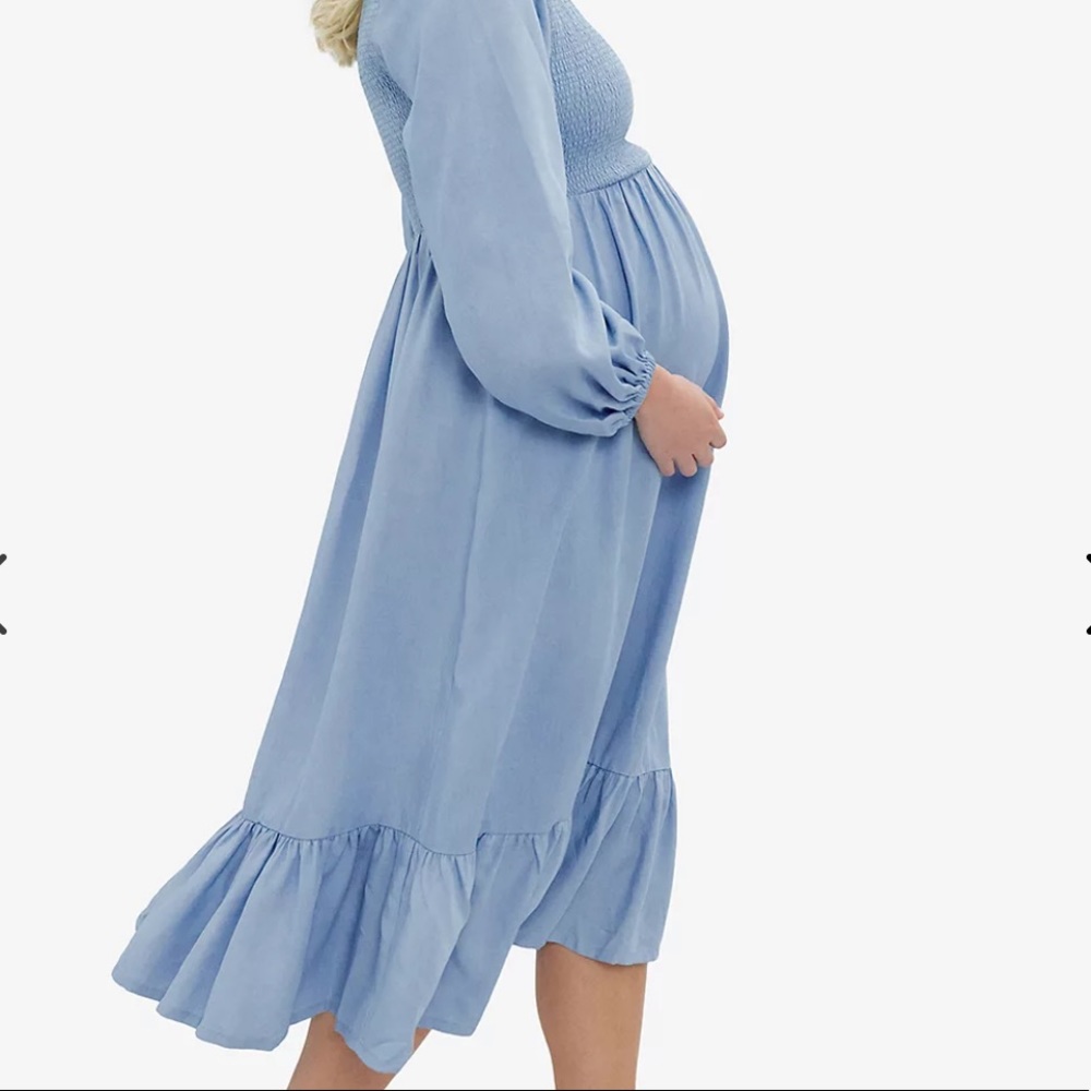 Ingrid & Isabel Light Blue Maternity Dress